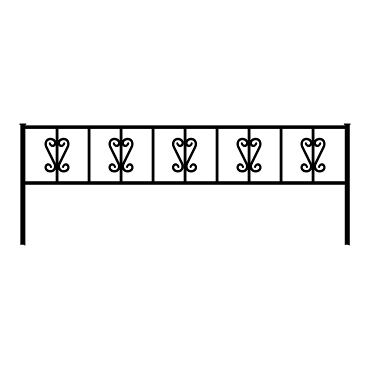 Металлические оградки, столы, скамейки в Новочебоксарске | Оградка №8