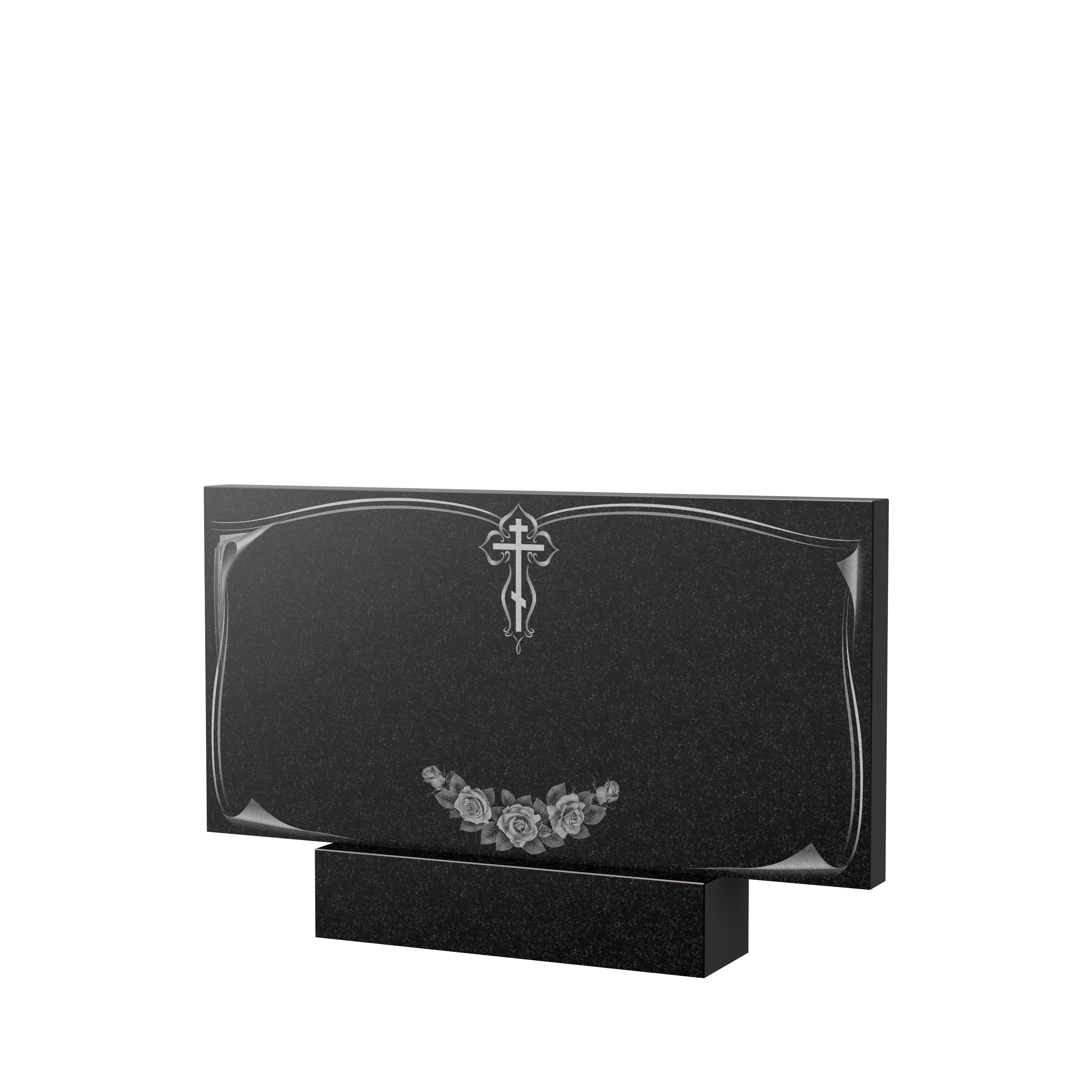 Художественное оформление памятника в Новочебоксарске | Художественное оформление на гранитную стелу, рисунок ГХО-001