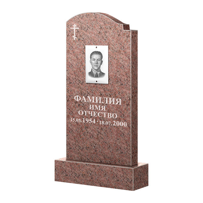 Гранитные памятники в Новочебоксарске | Памятник из гранита Розалия Pink ФГЦ-25