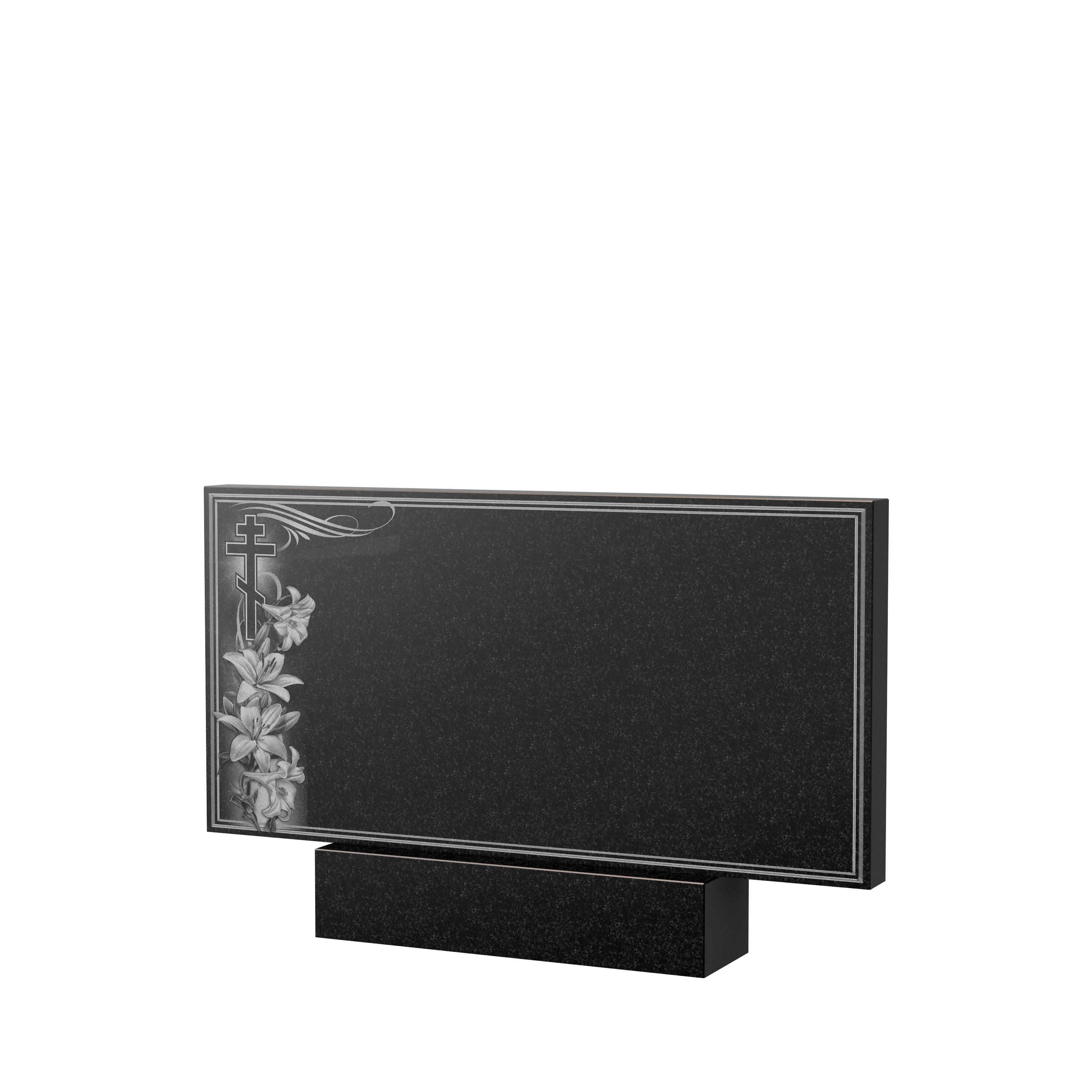 Художественное оформление памятника в Новочебоксарске | Художественное оформление на гранитную стелу, рисунок ГХО-003