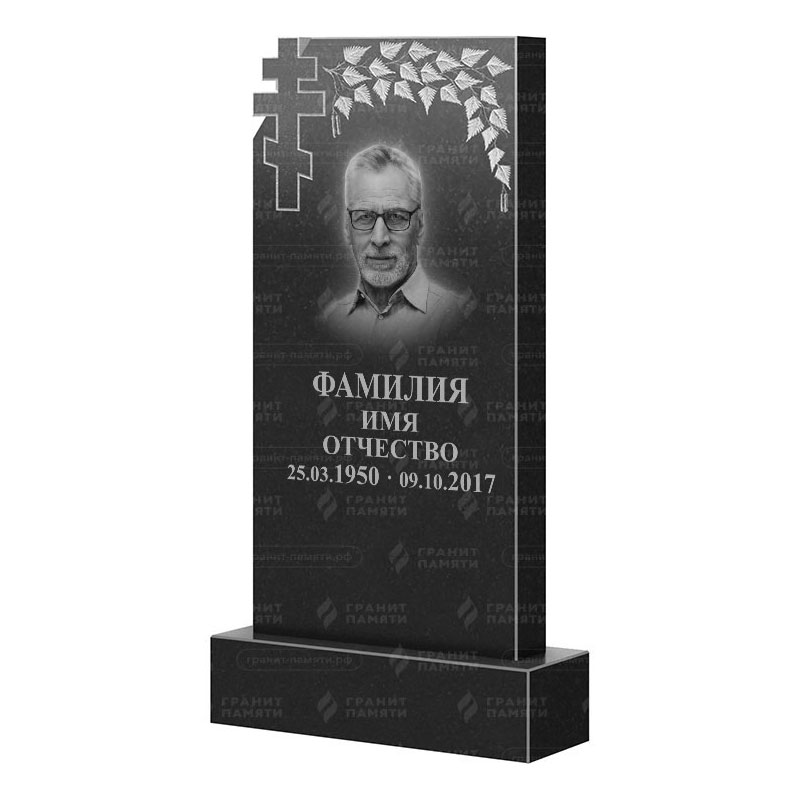 Памятники из гранита с деревом в Новочебоксарске | Гранитный памятник ФГ-202