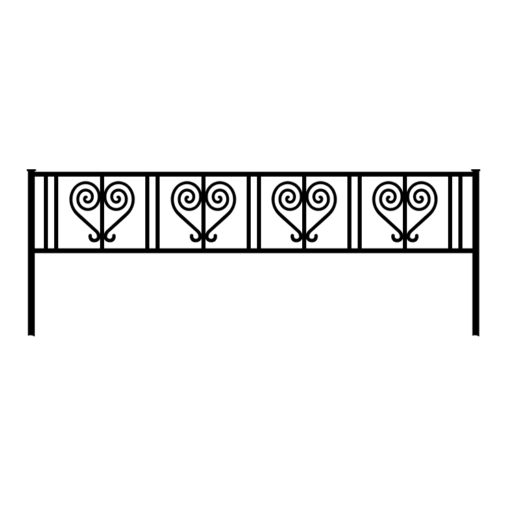 Кованые изделия в Новочебоксарске | Кованая оградка ОГ.005