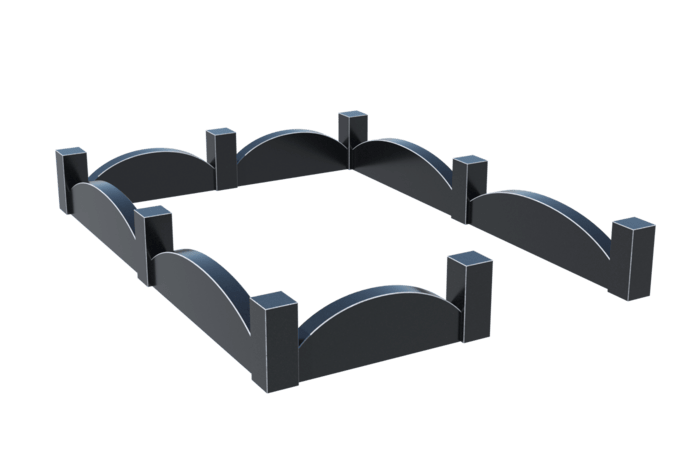 Цоколи на могилу в Новочебоксарске | Цоколь на могилу №0001