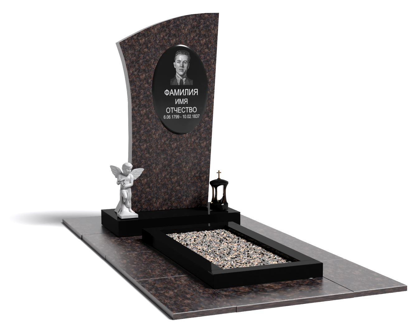 Одинарные мемориальные комплексы в Новочебоксарске | Мемориальный комплекс №14