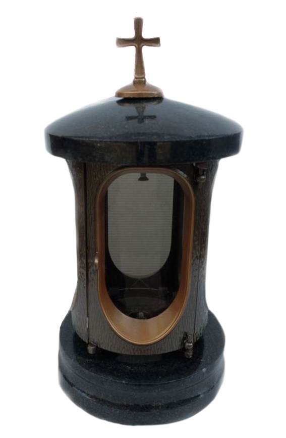 Лампадки из камня на могилу в Новочебоксарске | Лампадка из гранита Габбро