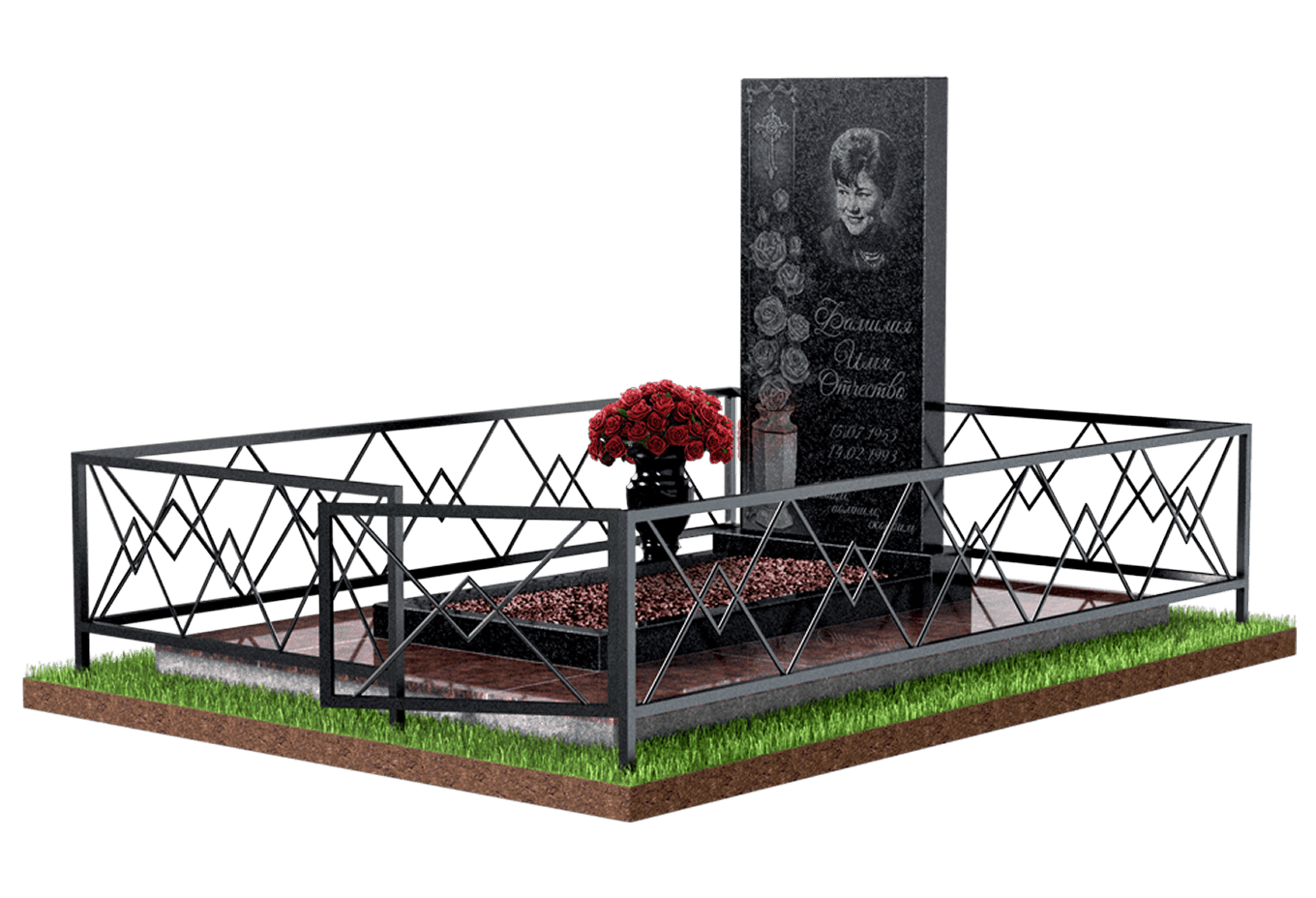 Благоустройство захоронения в Новочебоксарске