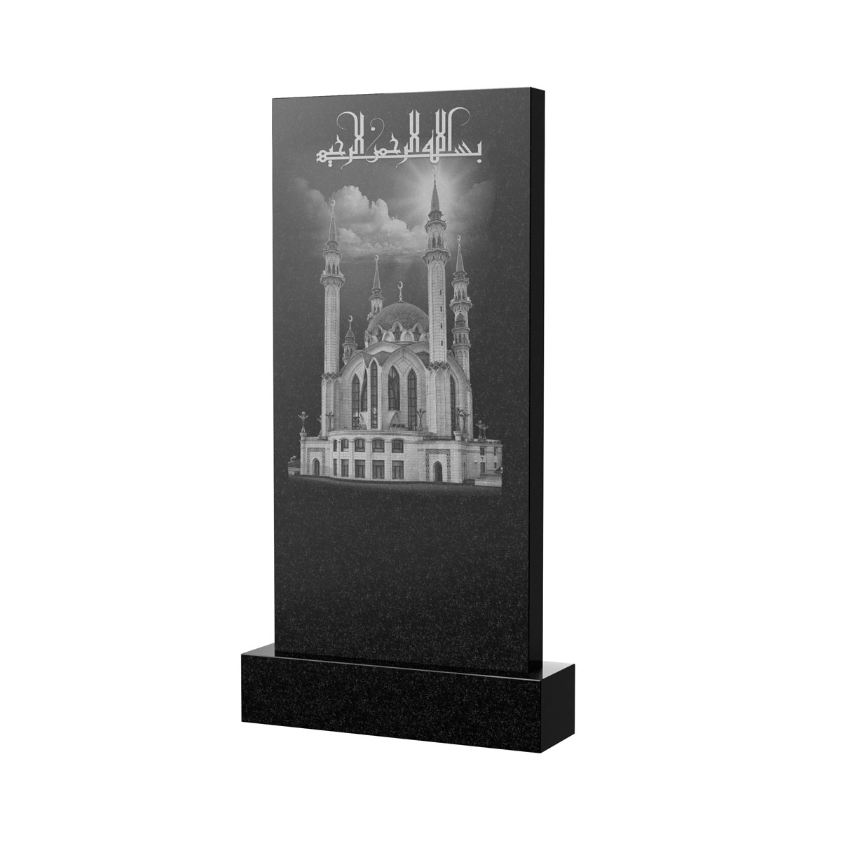 Художественное оформление памятника в Новочебоксарске | Художественное оформление на гранитную стелу, рисунок ВХО-047