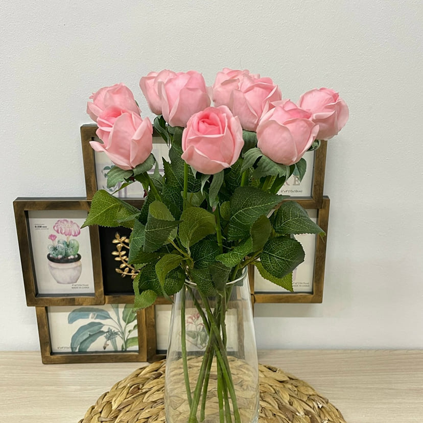 Искусственные цветы в Новочебоксарске | Цветок искусственный «Роза», нежно-розовая, одиночный