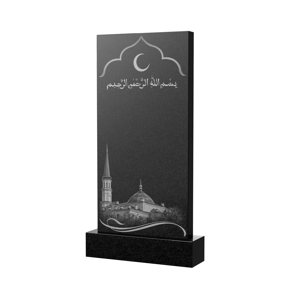 Художественное оформление памятника в Новочебоксарске | Художественное оформление на гранитную стелу, рисунок ВХО-037