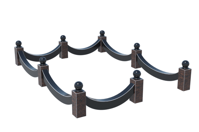 Цоколи на могилу в Новочебоксарске | Цоколь на могилу №0026