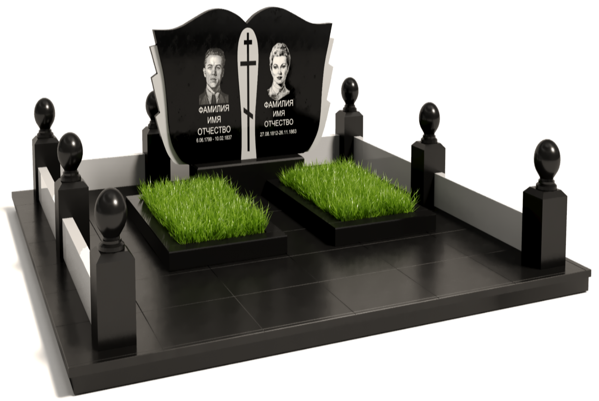 Двойные мемориальные комплексы в Новочебоксарске | Мемориальный комплекс №10