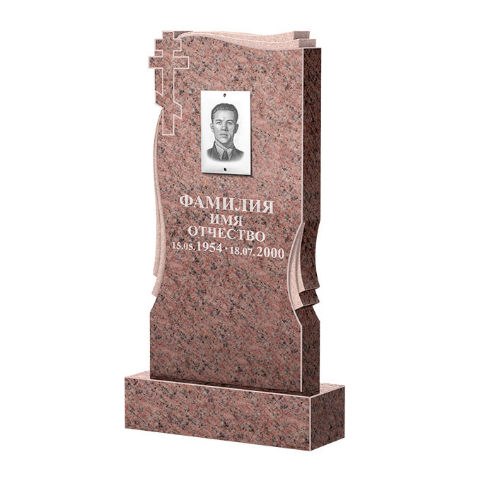 Гранитные памятники в Новочебоксарске | Памятник из гранита Розалия Pink ФГЦ-185