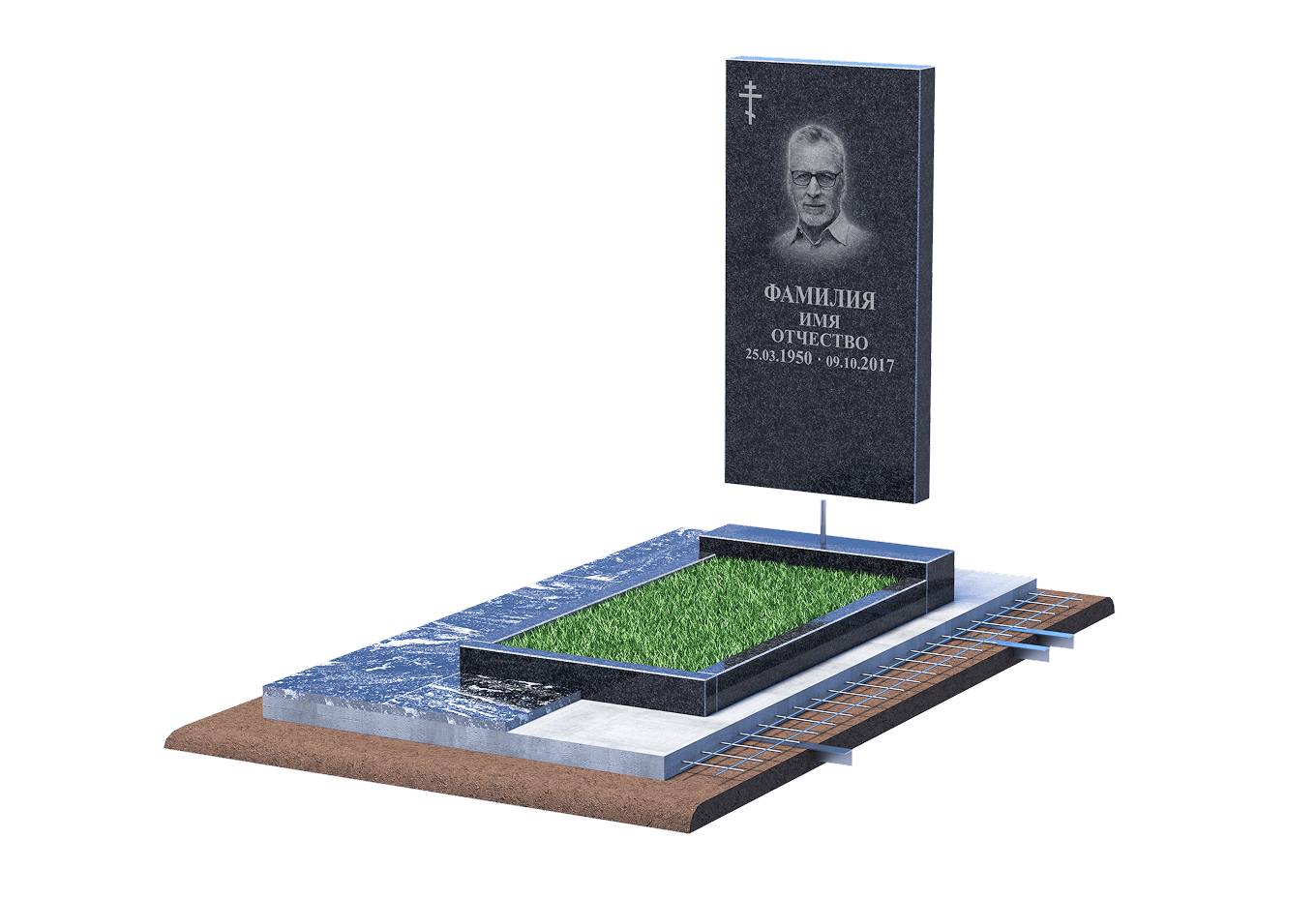 Установка памятника в Новочебоксарске