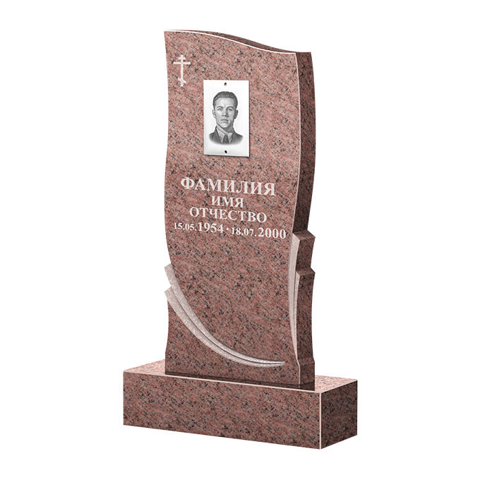 Гранитные памятники в Новочебоксарске | Памятник из гранита Розалия Pink ФГЦ-044