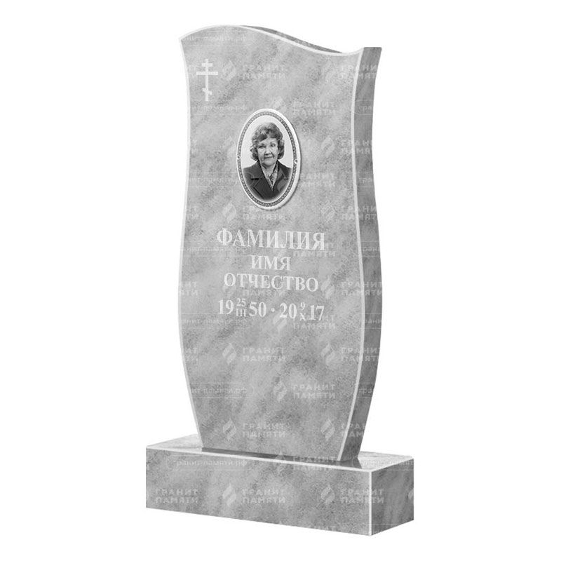 Бюджетные памятники в Новочебоксарске | Мраморный памятник ФМ-033