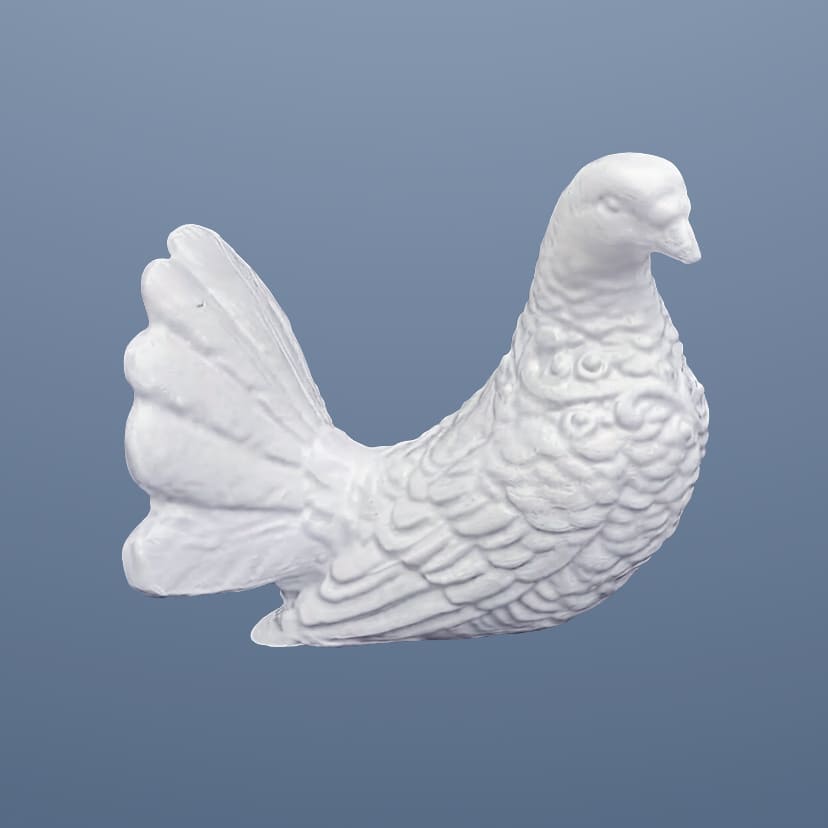 Скульптуры из искусственного мрамора в Новочебоксарске | Голубь право