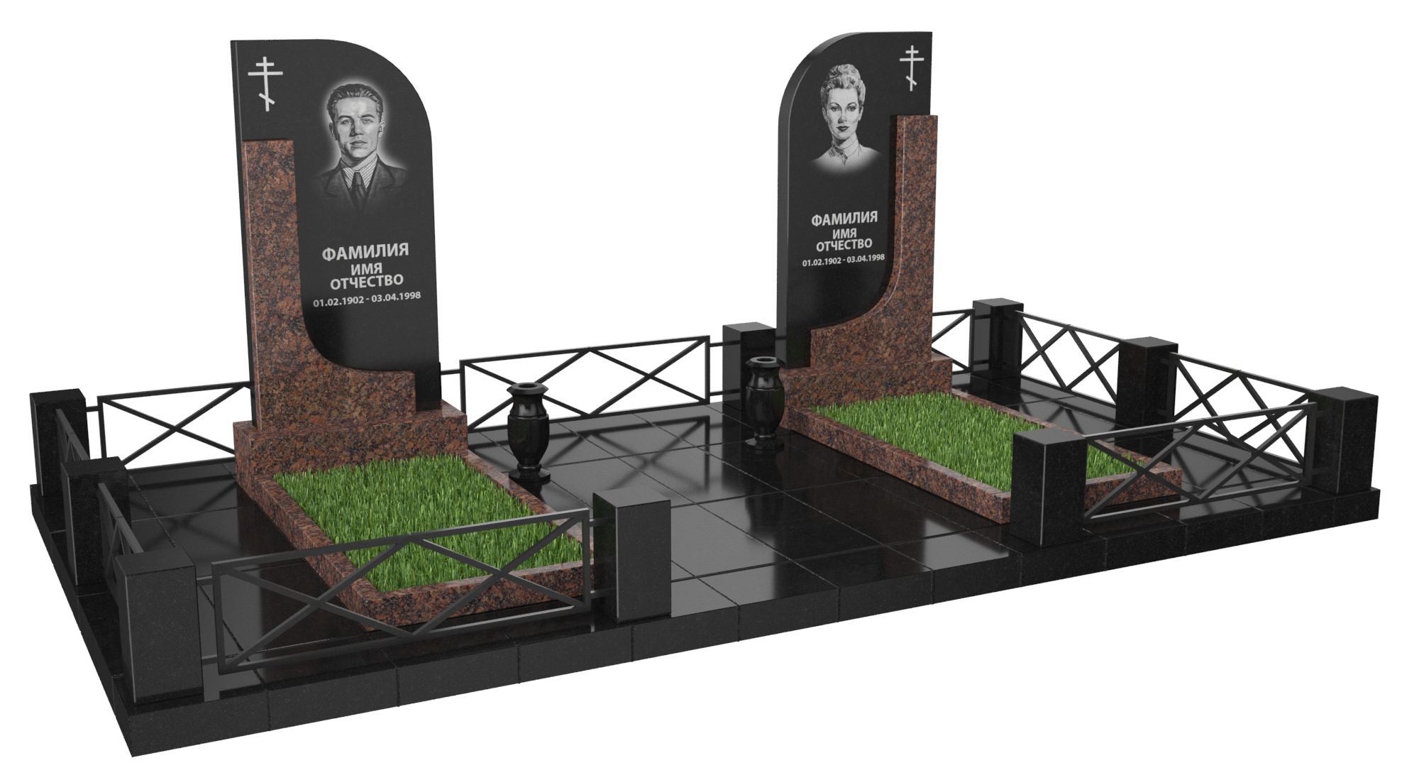 Двойные мемориальные комплексы в Новочебоксарске | Мемориальный комплекс №23