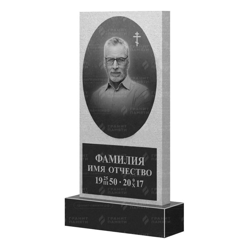 Памятники из гранита вертикальные в Новочебоксарске | Гранитный памятник ФГ-166