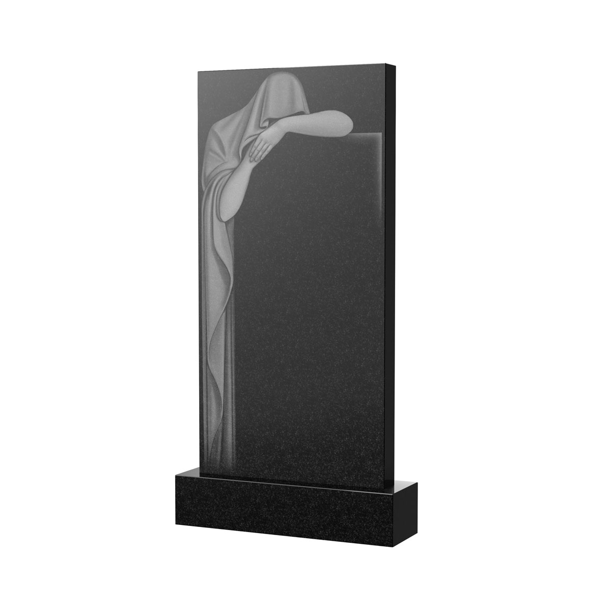 Художественное оформление памятника в Новочебоксарске | Художественное оформление на гранитную стелу, рисунок ВХО-036