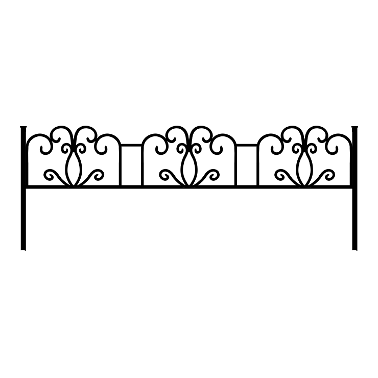 Металлические оградки, столы, скамейки в Новочебоксарске | Оградка №4