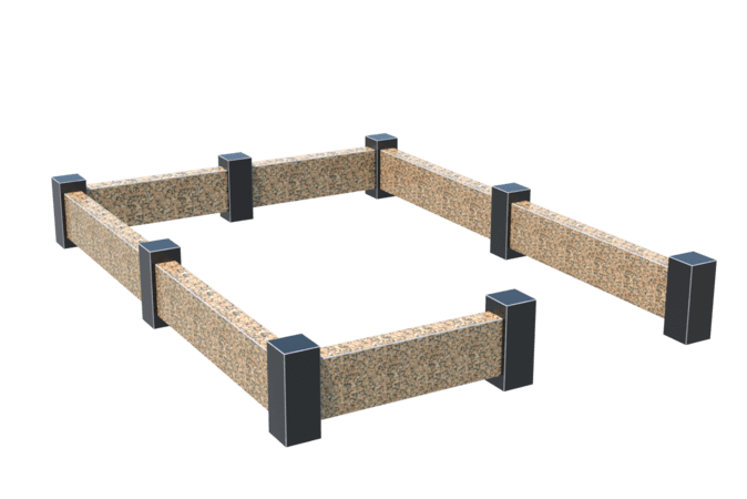Цоколи на могилу в Новочебоксарске | Цоколь на могилу №0037