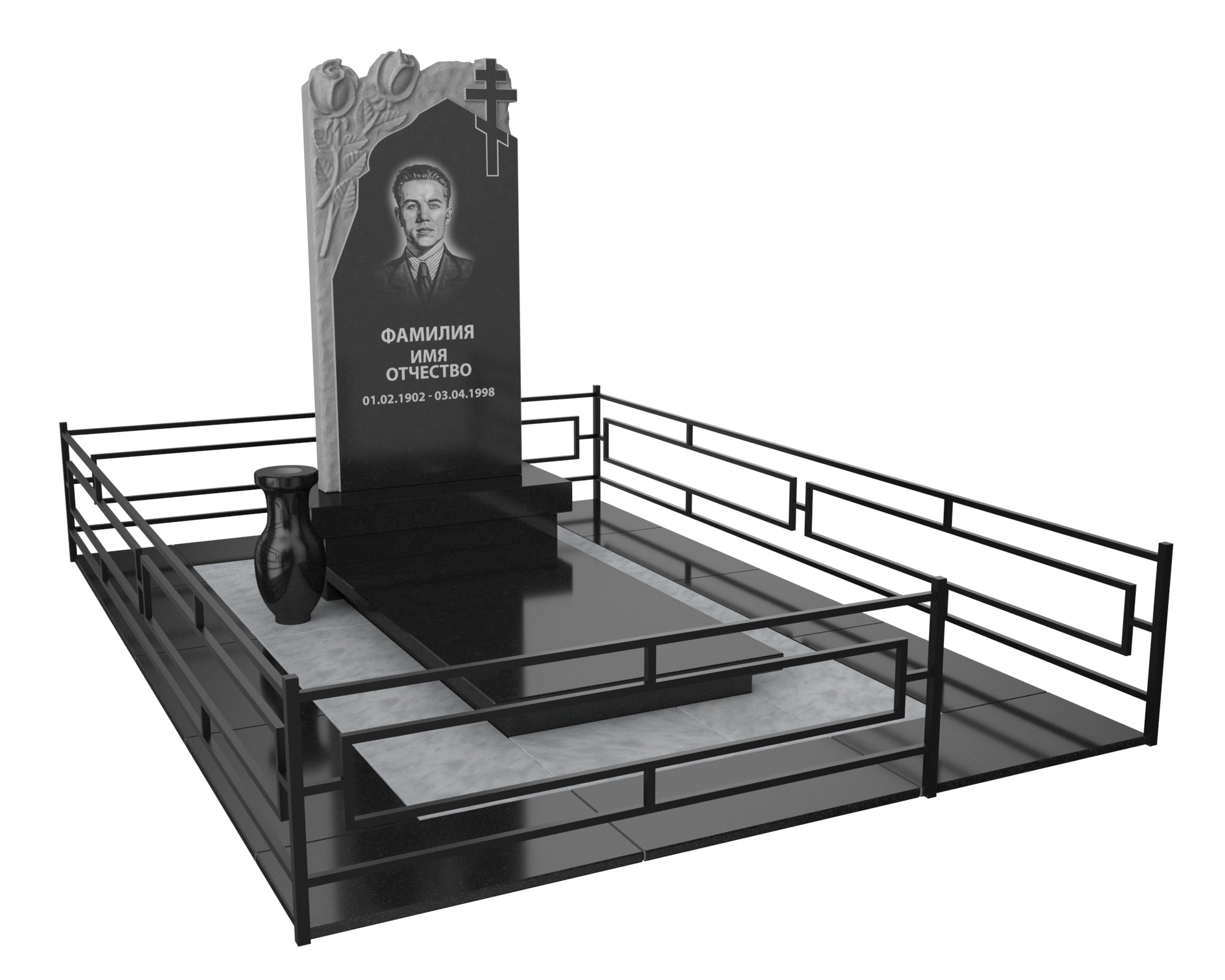 Одинарные мемориальные комплексы в Новочебоксарске | Мемориальный комплекс №28