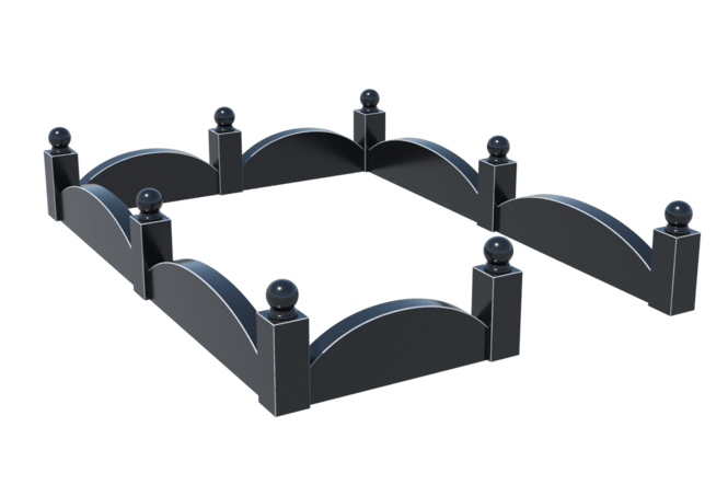 Цоколи на могилу в Новочебоксарске | Цоколь на могилу №0002