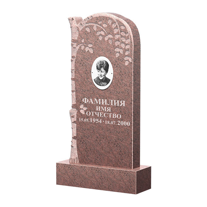Гранитные памятники в Новочебоксарске | Памятник из гранита Розалия Pink ФГЦ-091