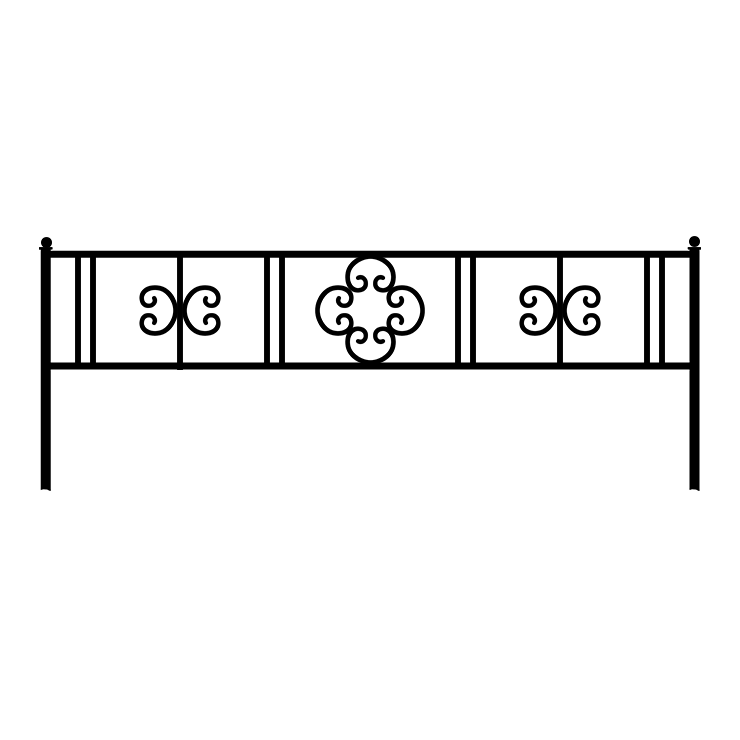 Кованые изделия в Новочебоксарске | Кованая оградка ОГ.006