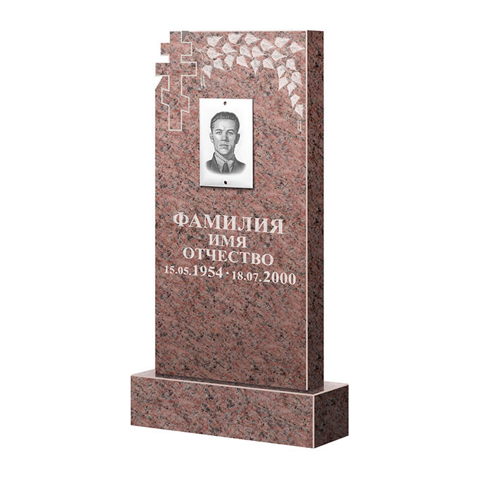 Гранитные памятники в Новочебоксарске | Памятник из гранита Розалия Pink ФГЦ-202