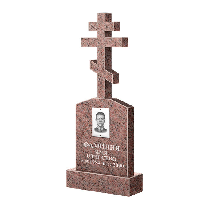 Гранитные памятники в Новочебоксарске | Памятник из гранита Розалия Pink ФГЦ-099