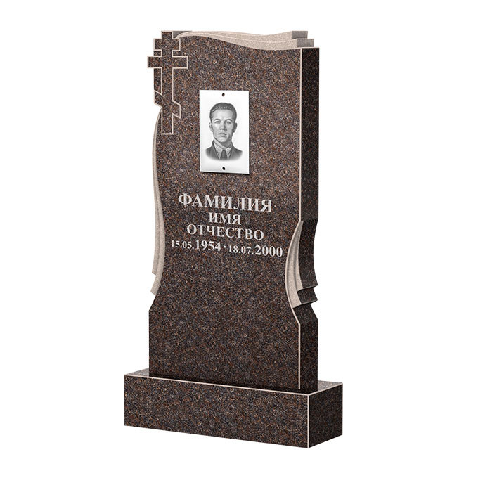 Гранитные памятники в Новочебоксарске | Памятник из гранита Карел Brown ФГЦ-185