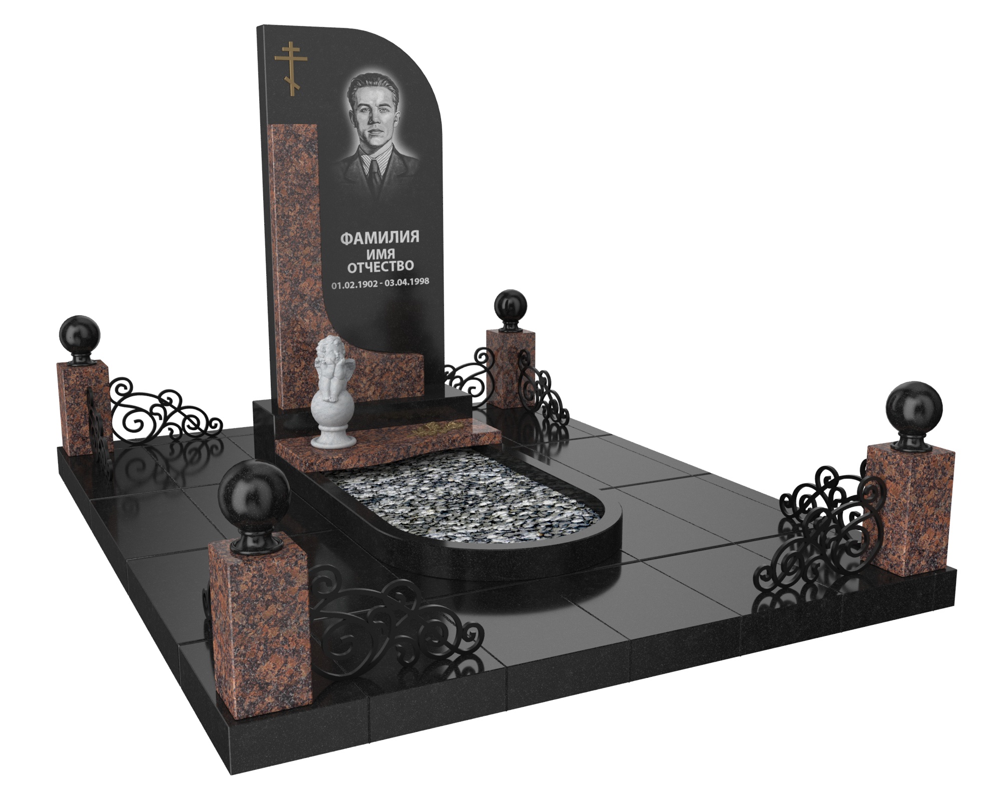 Одинарные мемориальные комплексы в Новочебоксарске | Мемориальный комплекс №24